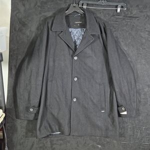 Calvin Klein Men's Black Coat